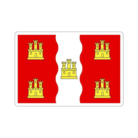 Flag of Vienne France 2 STICKER Vinyl Die-Cut Decal 6 Inch - The Sticker Space