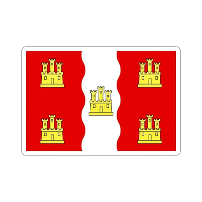 Flag of Vienne France 2 STICKER Vinyl Die-Cut Decal 6 Inch - The Sticker Space