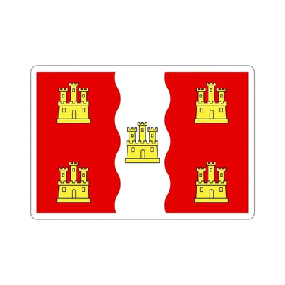Flag of Vienne France 2 STICKER Vinyl Die-Cut Decal - The Sticker Space