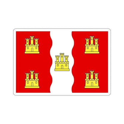 Flag of Vienne France 2 STICKER Vinyl Die-Cut Decal - The Sticker Space