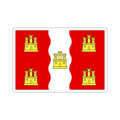 Flag of Vienne France 2 STICKER Vinyl Die-Cut Decal - The Sticker Space