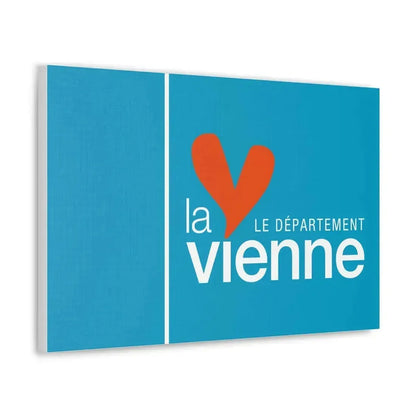 Flag of Vienne France - Canvas Wall Art - The Sticker Space