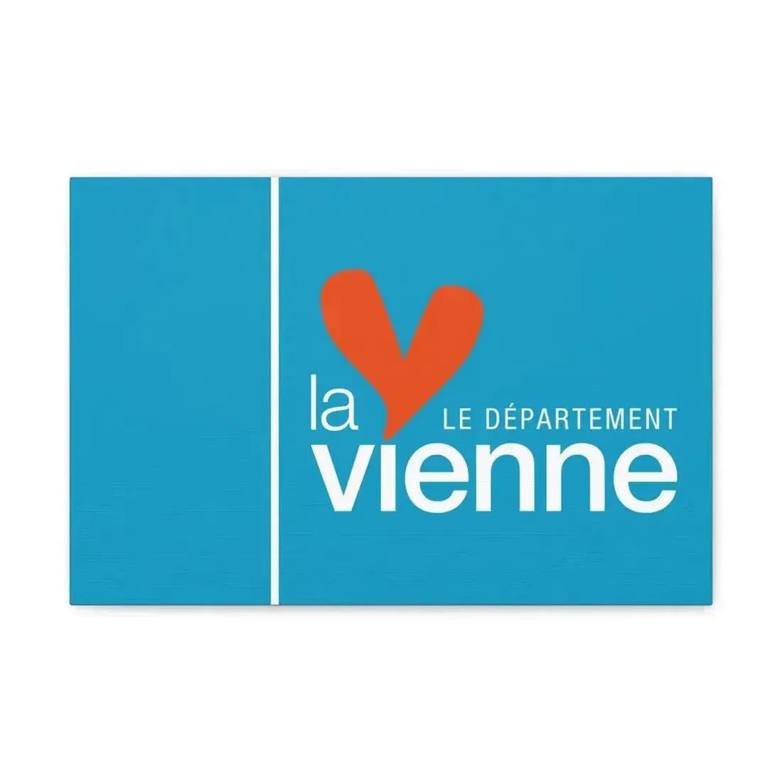 Flag of Vienne France - Canvas Wall Art - The Sticker Space