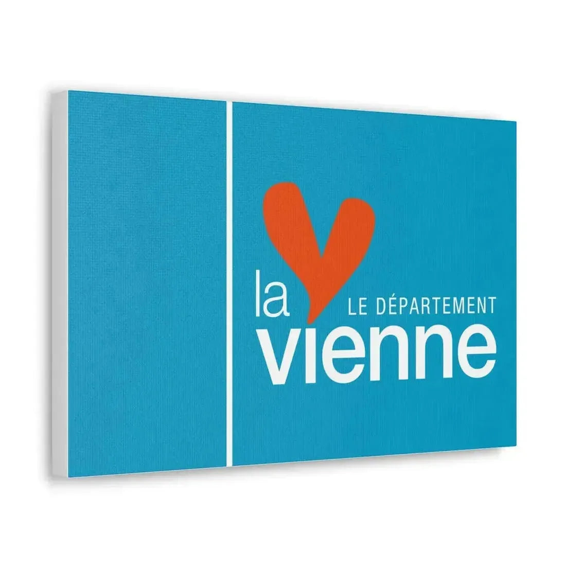Flag of Vienne France - Canvas Wall Art - The Sticker Space
