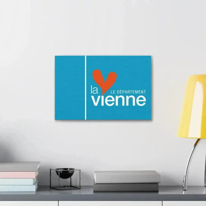 Flag of Vienne France - Canvas Wall Art - The Sticker Space