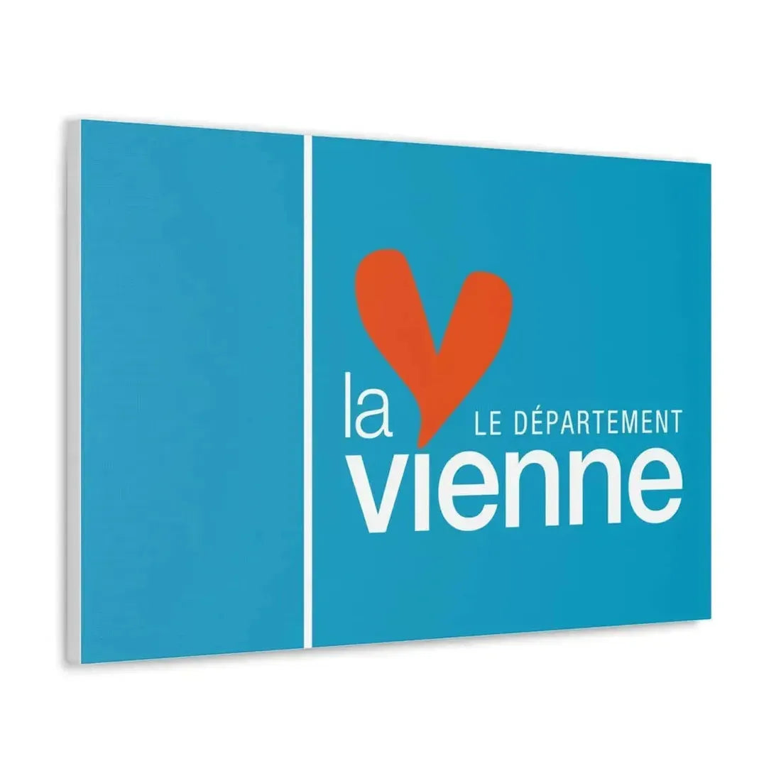 Flag of Vienne France - Canvas Wall Art - The Sticker Space