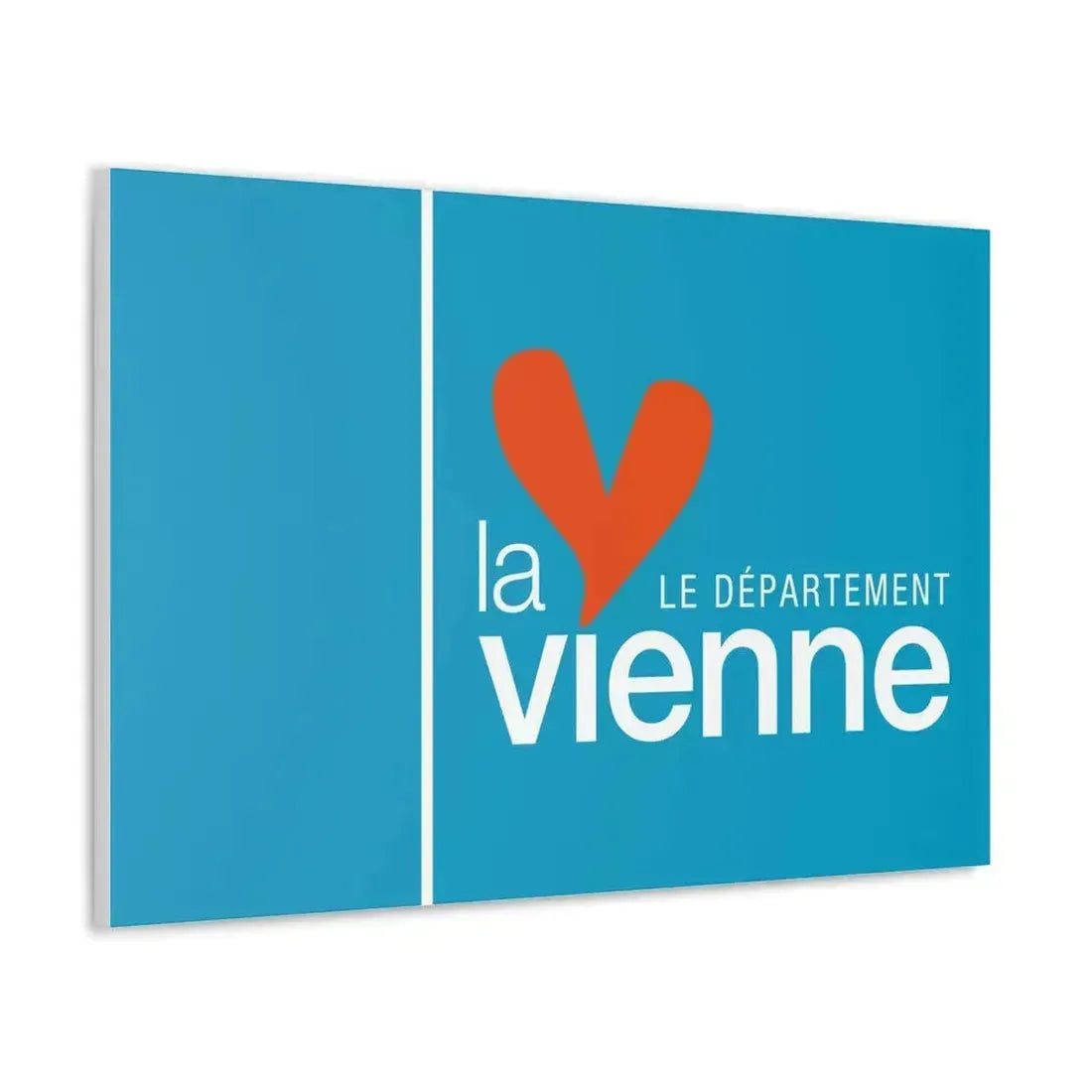Flag of Vienne France - Canvas Wall Art - The Sticker Space