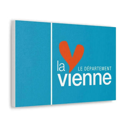 Flag of Vienne France - Canvas Wall Art - The Sticker Space