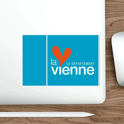 Flag of Vienne France STICKER Vinyl Die-Cut Decal - The Sticker Space
