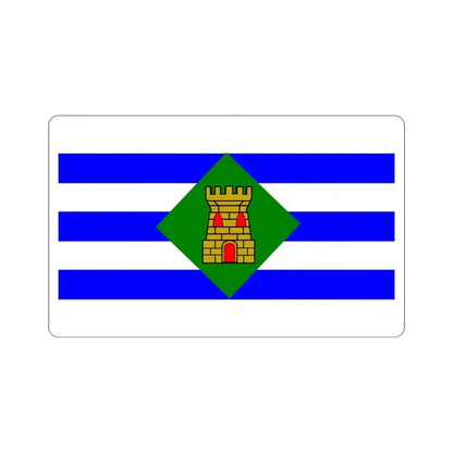 Flag of Vieques Puerto Rico STICKER Vinyl Die-Cut Decal 4 Inch - The Sticker Space