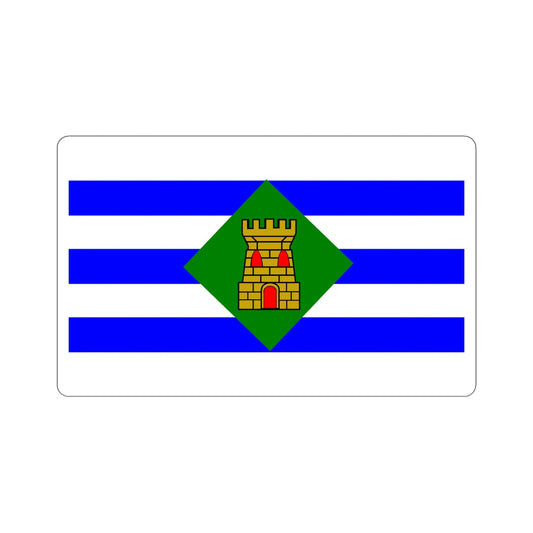 Flag of Vieques Puerto Rico STICKER Vinyl Die-Cut Decal-6 Inch-The Sticker Space