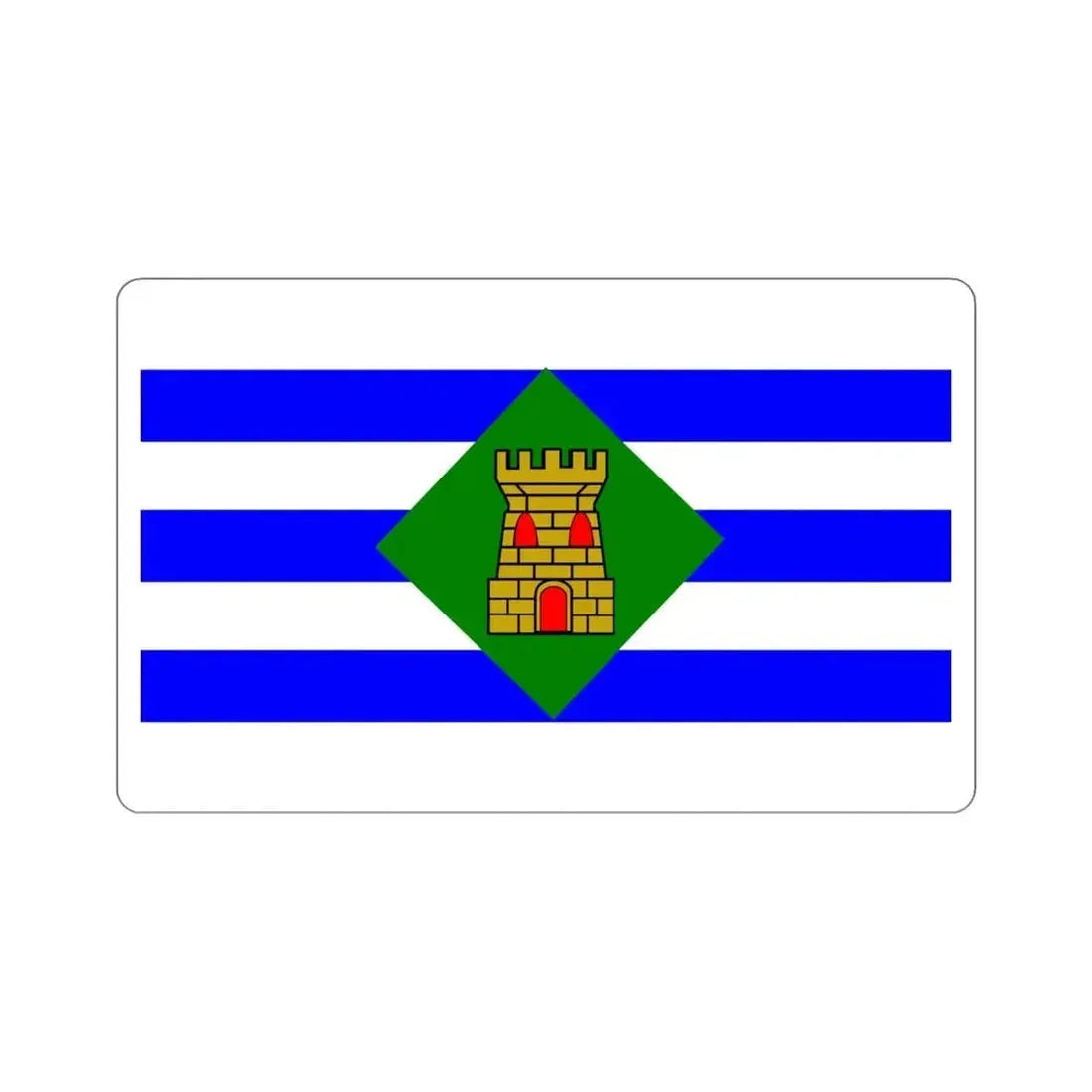 Flag of Vieques Puerto Rico STICKER Vinyl Die-Cut Decal - The Sticker Space