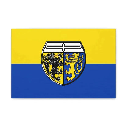 Flag of Viersen Germany - Canvas Wall Art 18″ x 12″ 1.25" - The Sticker Space