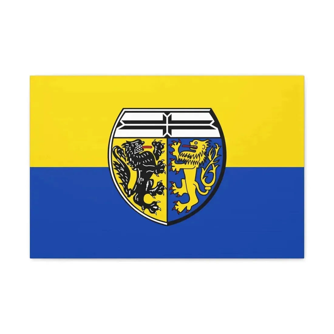Flag of Viersen Germany - Canvas Wall Art 24″ x 16″ 1.25" - The Sticker Space