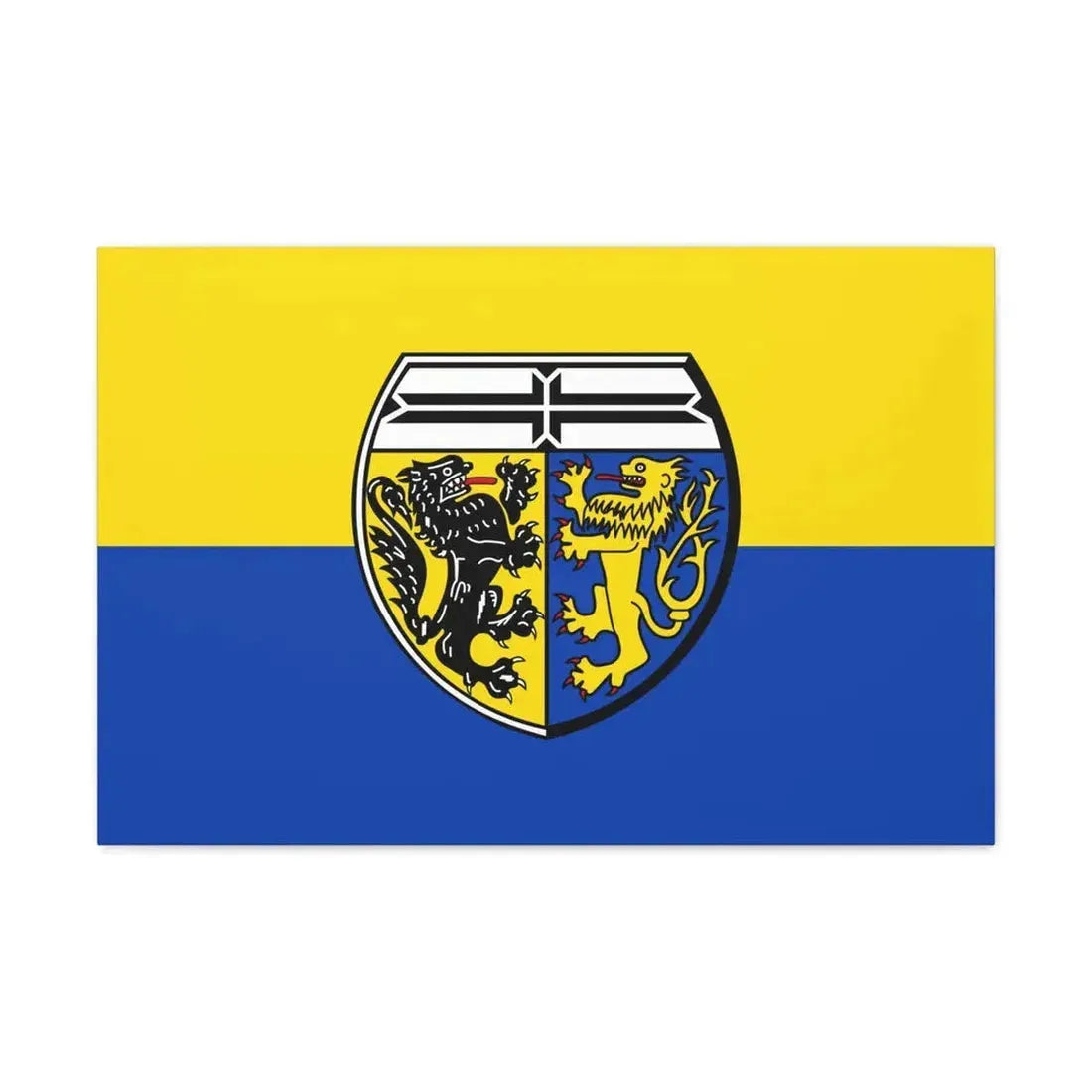 Flag of Viersen Germany - Canvas Wall Art 30" x 20" 1.25" - The Sticker Space