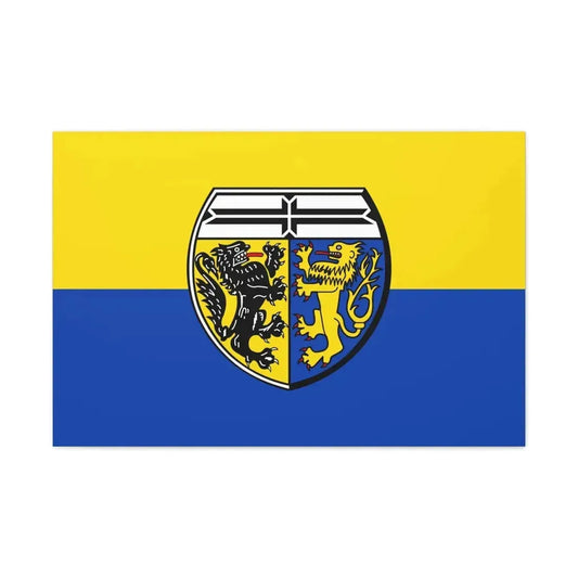 Flag of Viersen Germany - Canvas Wall Art 36" x 24" 1.25" - The Sticker Space