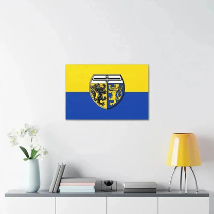 Flag of Viersen Germany - Canvas Wall Art - The Sticker Space