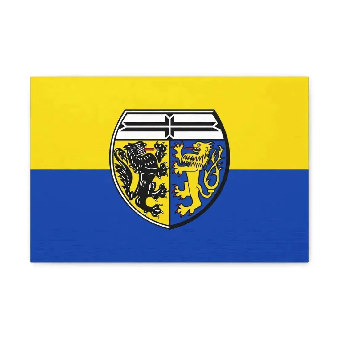 Flag of Viersen Germany - Canvas Wall Art - The Sticker Space