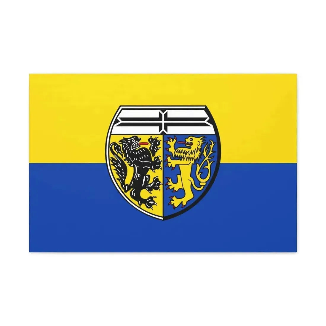 Flag of Viersen Germany - Canvas Wall Art - The Sticker Space