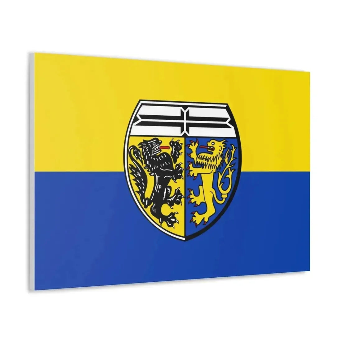 Flag of Viersen Germany - Canvas Wall Art - The Sticker Space