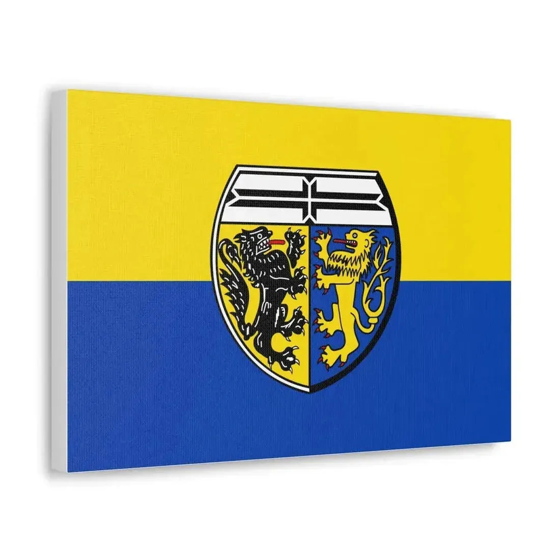 Flag of Viersen Germany - Canvas Wall Art - The Sticker Space