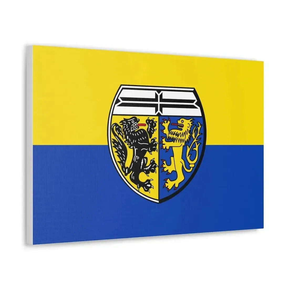 Flag of Viersen Germany - Canvas Wall Art - The Sticker Space