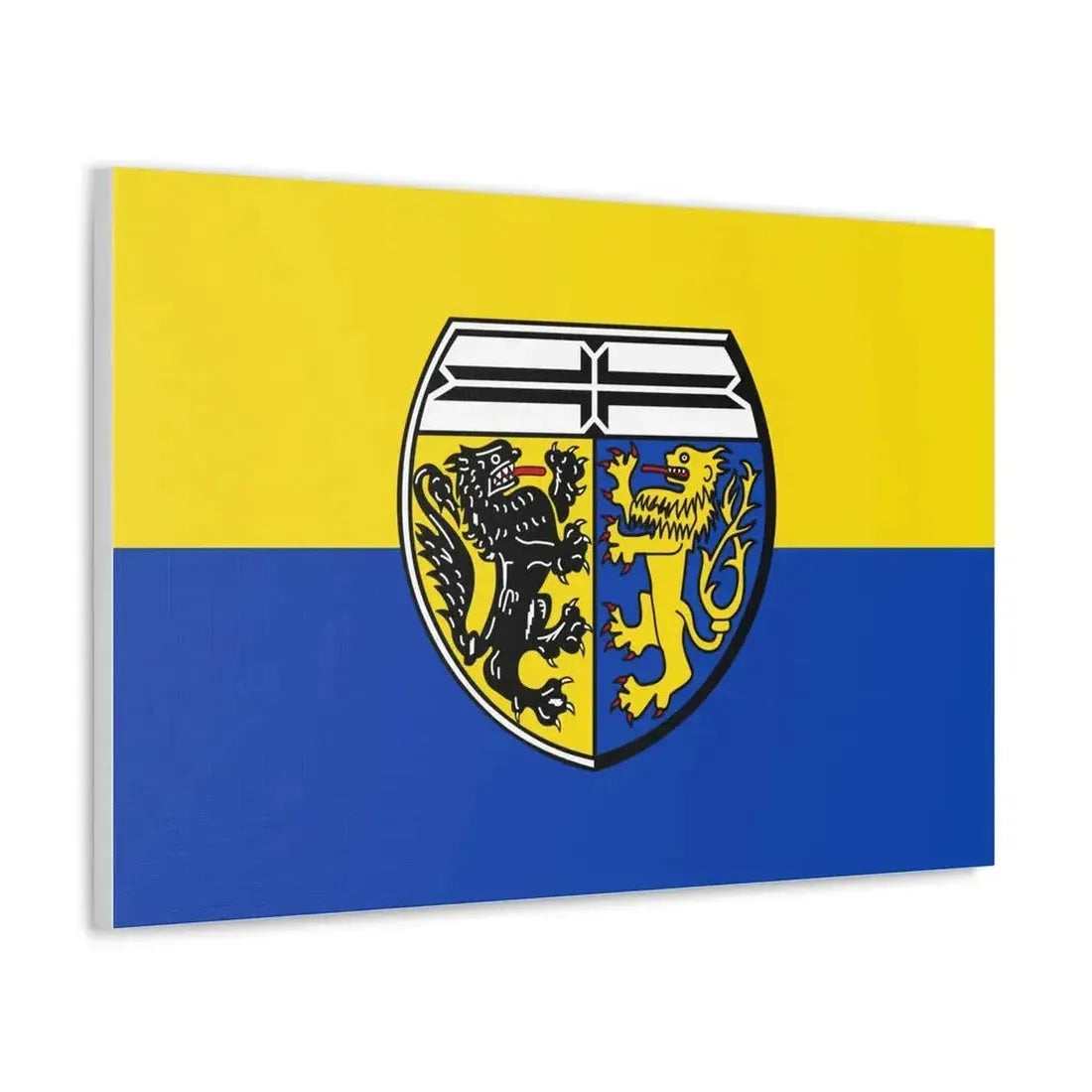 Flag of Viersen Germany - Canvas Wall Art - The Sticker Space