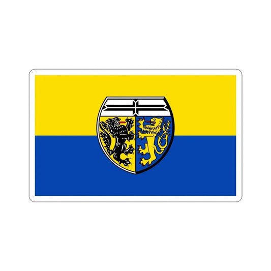 Flag of Viersen Germany STICKER Vinyl Die-Cut Decal 6 Inch - The Sticker Space