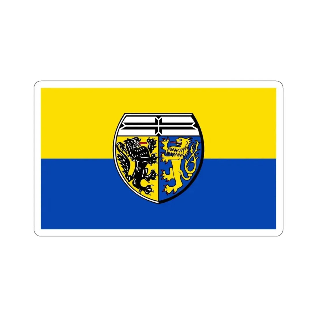 Flag of Viersen Germany STICKER Vinyl Die-Cut Decal - The Sticker Space