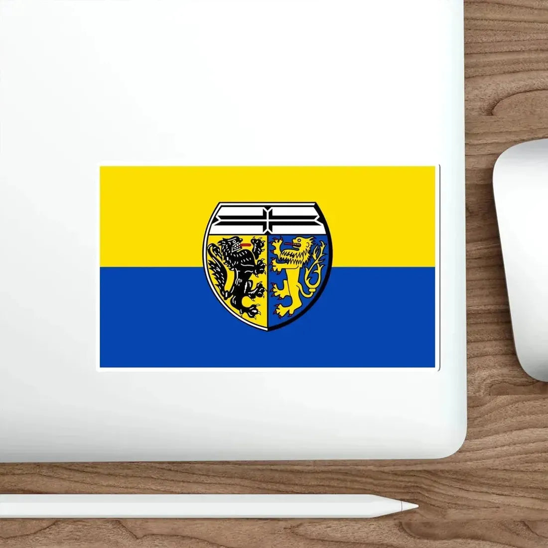 Flag of Viersen Germany STICKER Vinyl Die-Cut Decal - The Sticker Space