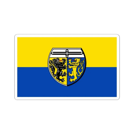 Flag of Viersen Germany - STICKER Vinyl Kiss-Cut Decal 2 Inch White - The Sticker Space