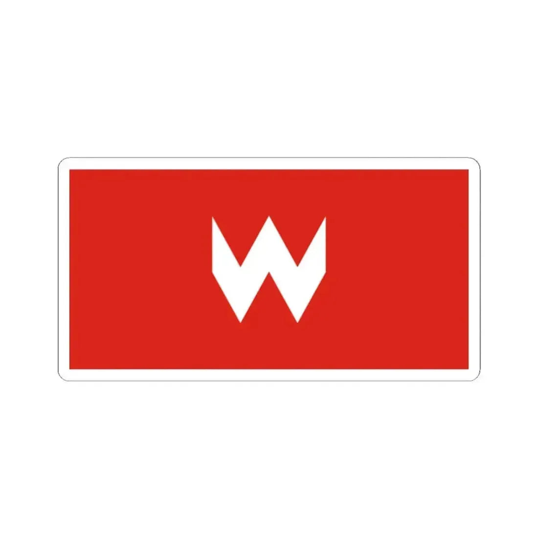 Flag of Vietka Belarus (Belarus) STICKER Vinyl Kiss-Cut Decal 2 Inch White - The Sticker Space