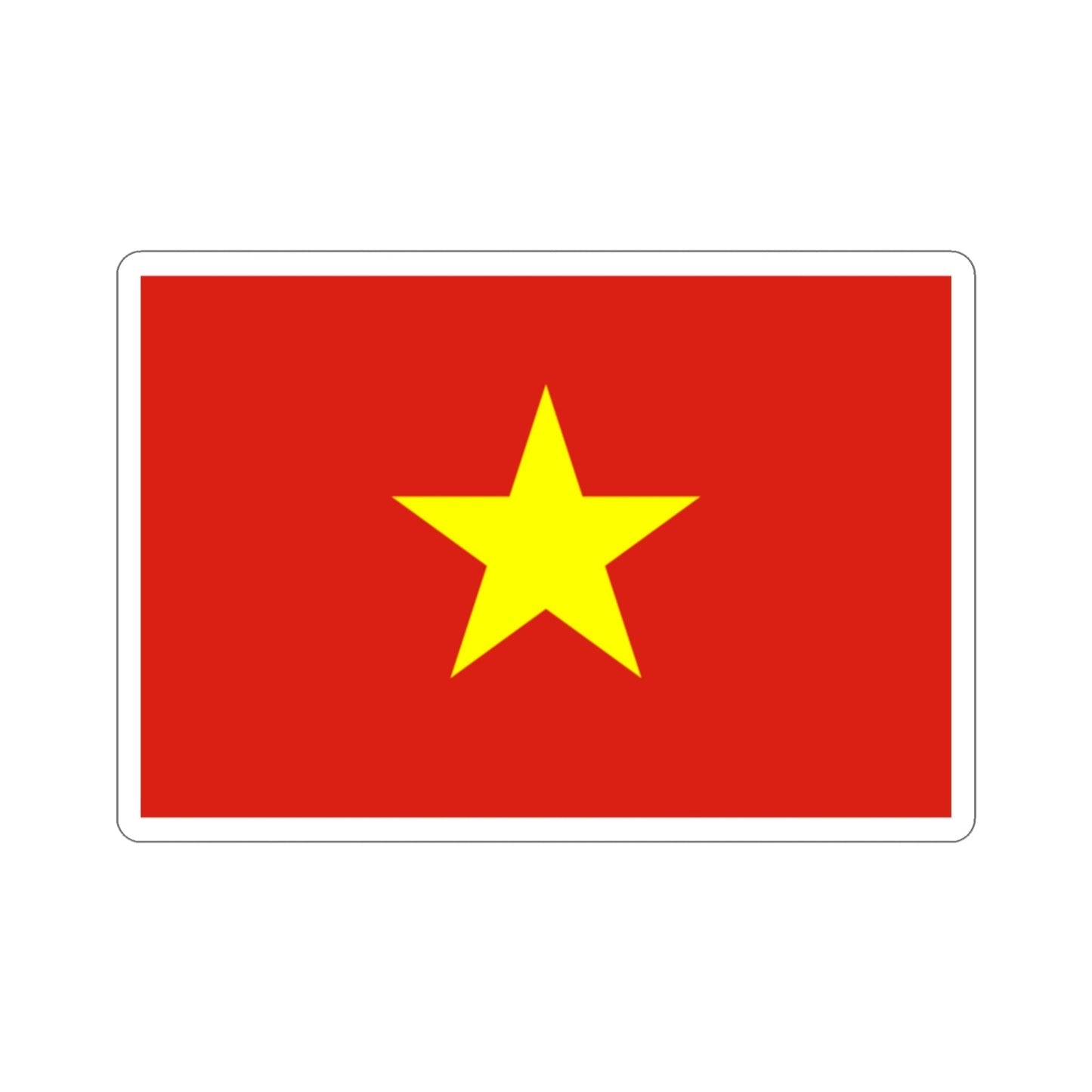 Flag of Vietnam STICKER Vinyl Die-Cut Decal-2 Inch-The Sticker Space