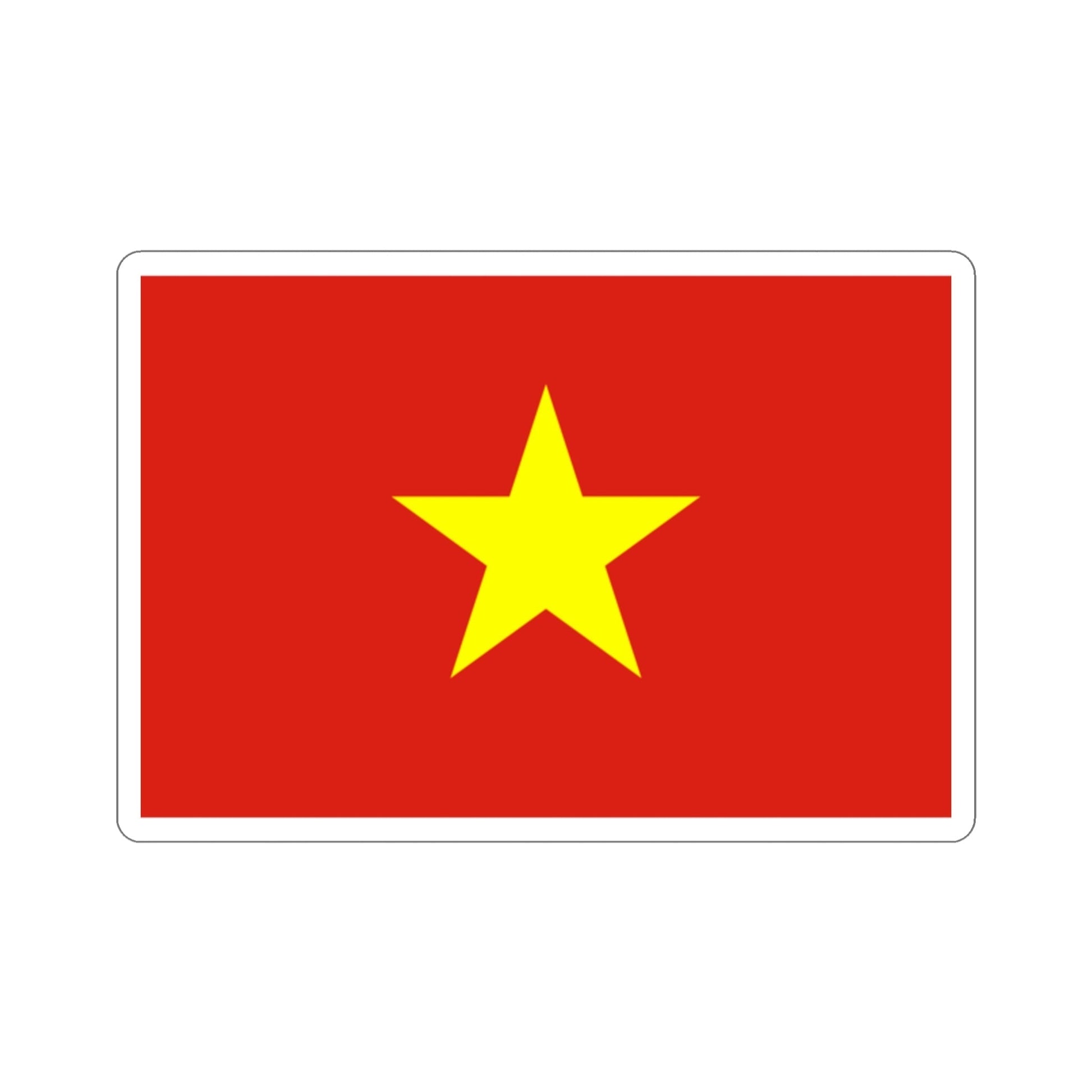 Flag of Vietnam STICKER Vinyl Die-Cut Decal-2 Inch-The Sticker Space