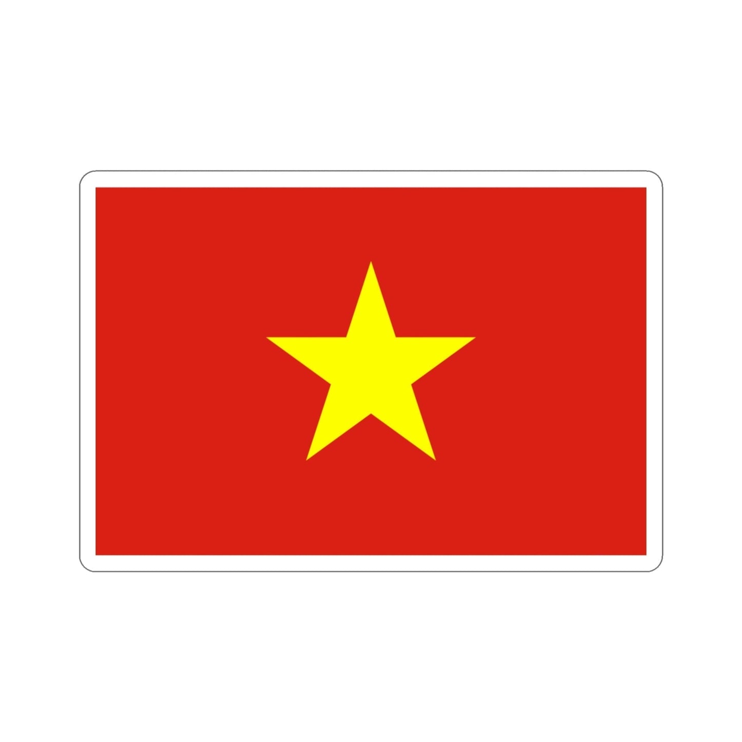 Flag of Vietnam STICKER Vinyl Die-Cut Decal-3 Inch-The Sticker Space