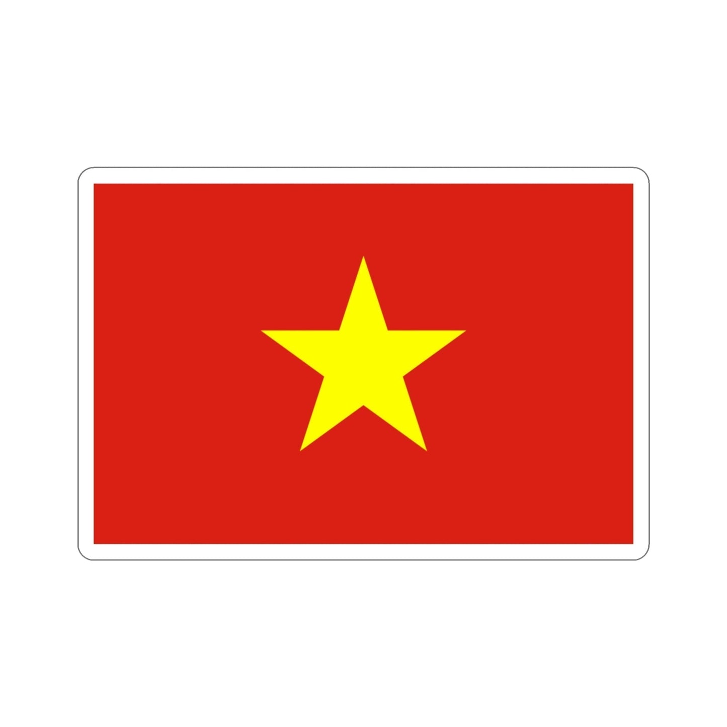 Flag of Vietnam STICKER Vinyl Die-Cut Decal-3 Inch-The Sticker Space