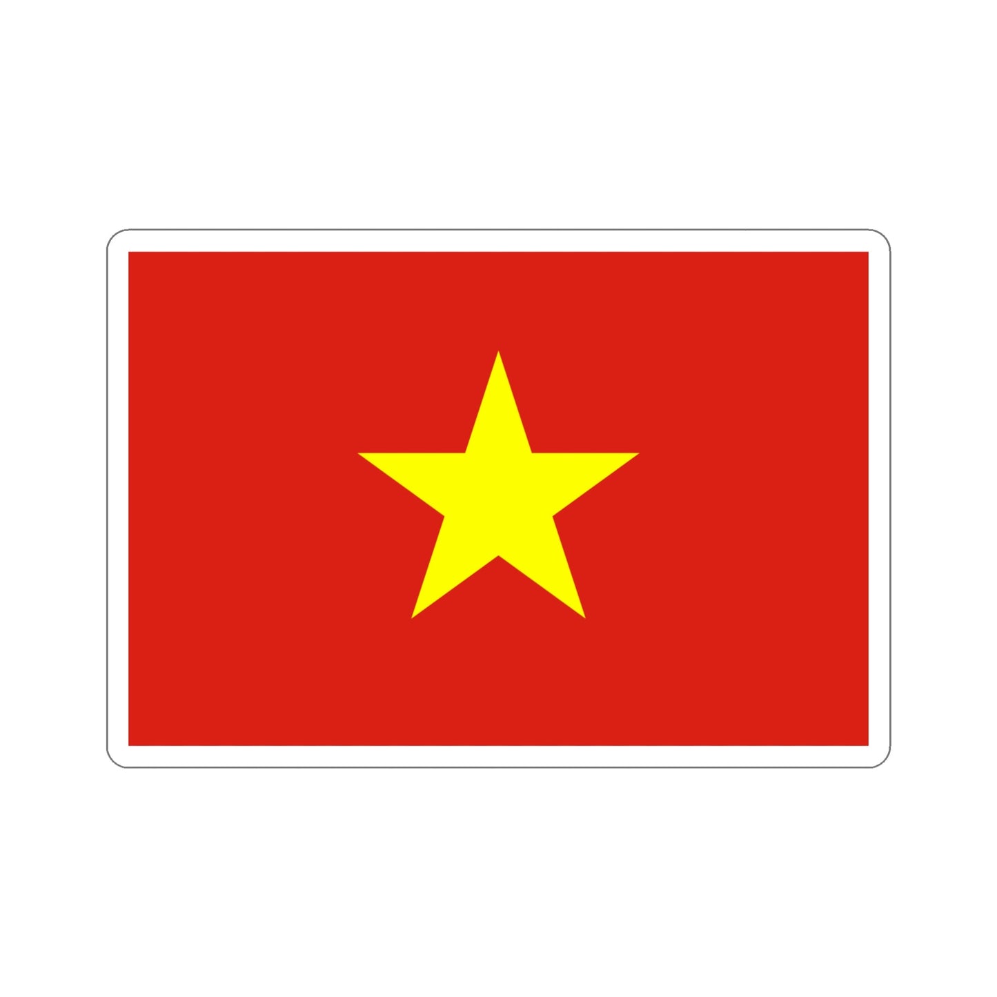 Flag of Vietnam STICKER Vinyl Die-Cut Decal-5 Inch-The Sticker Space