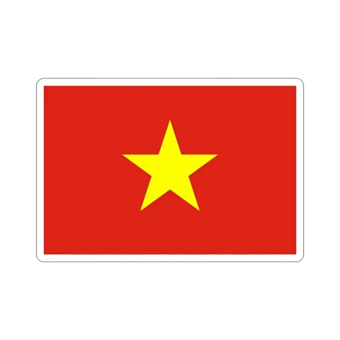 Flag of Vietnam STICKER Vinyl Die-Cut Decal - The Sticker Space