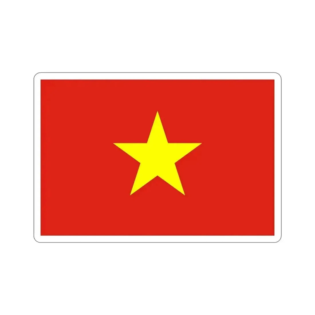 Flag of Vietnam STICKER Vinyl Die-Cut Decal - The Sticker Space