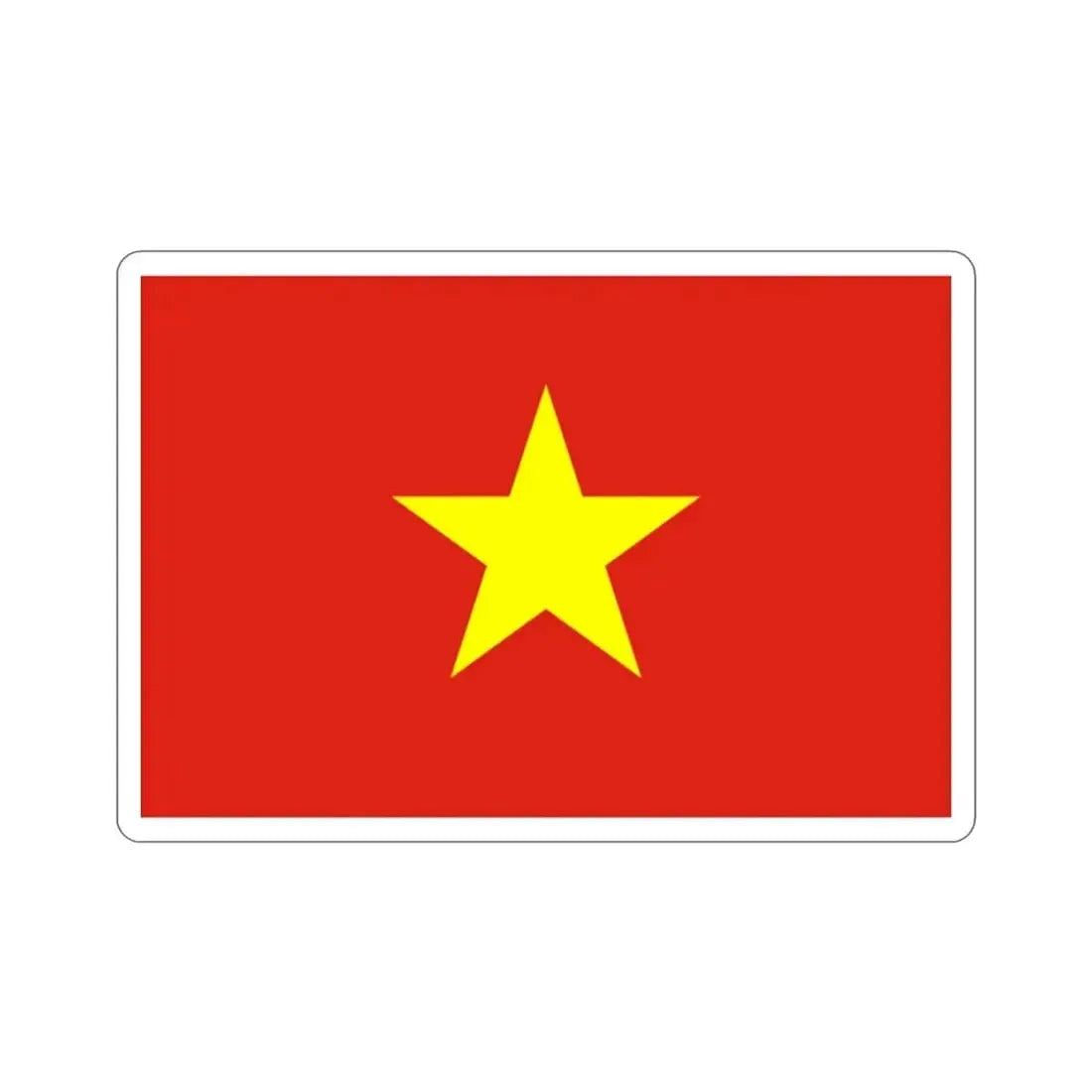 Flag of Vietnam STICKER Vinyl Die-Cut Decal - The Sticker Space