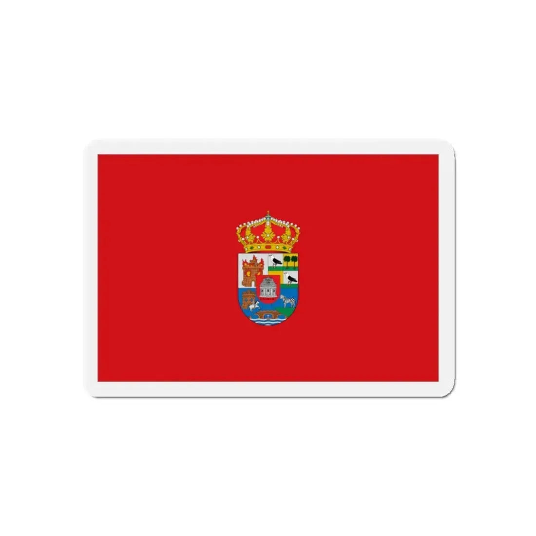 Flag of Ávila Spain - Refrigerator Magnet 5 Inch - The Sticker Space