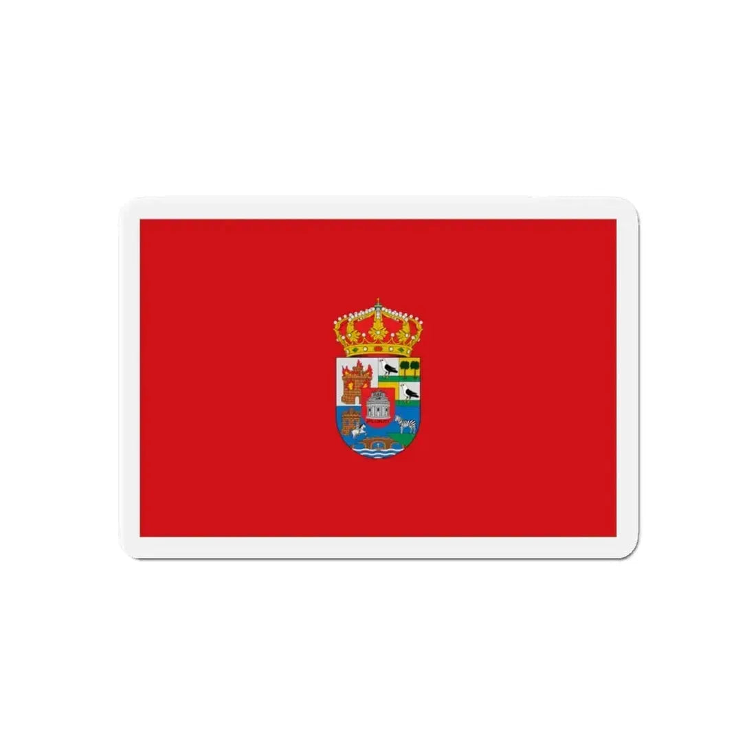 Flag of Ávila Spain - Refrigerator Magnet 6 Inch - The Sticker Space