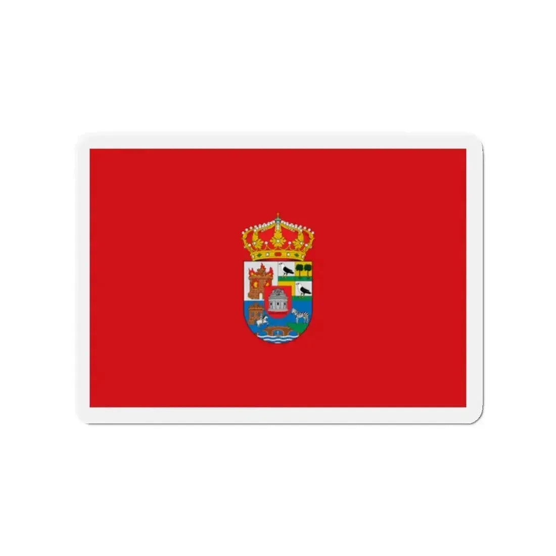 Flag of Ávila Spain - Refrigerator Magnet - The Sticker Space
