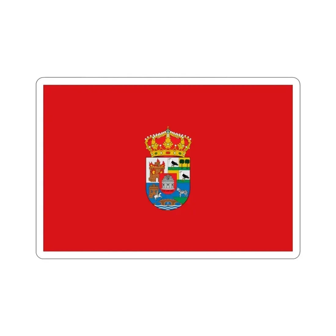 Flag of Ávila Spain STICKER Vinyl Die-Cut Decal 3 Inch - The Sticker Space