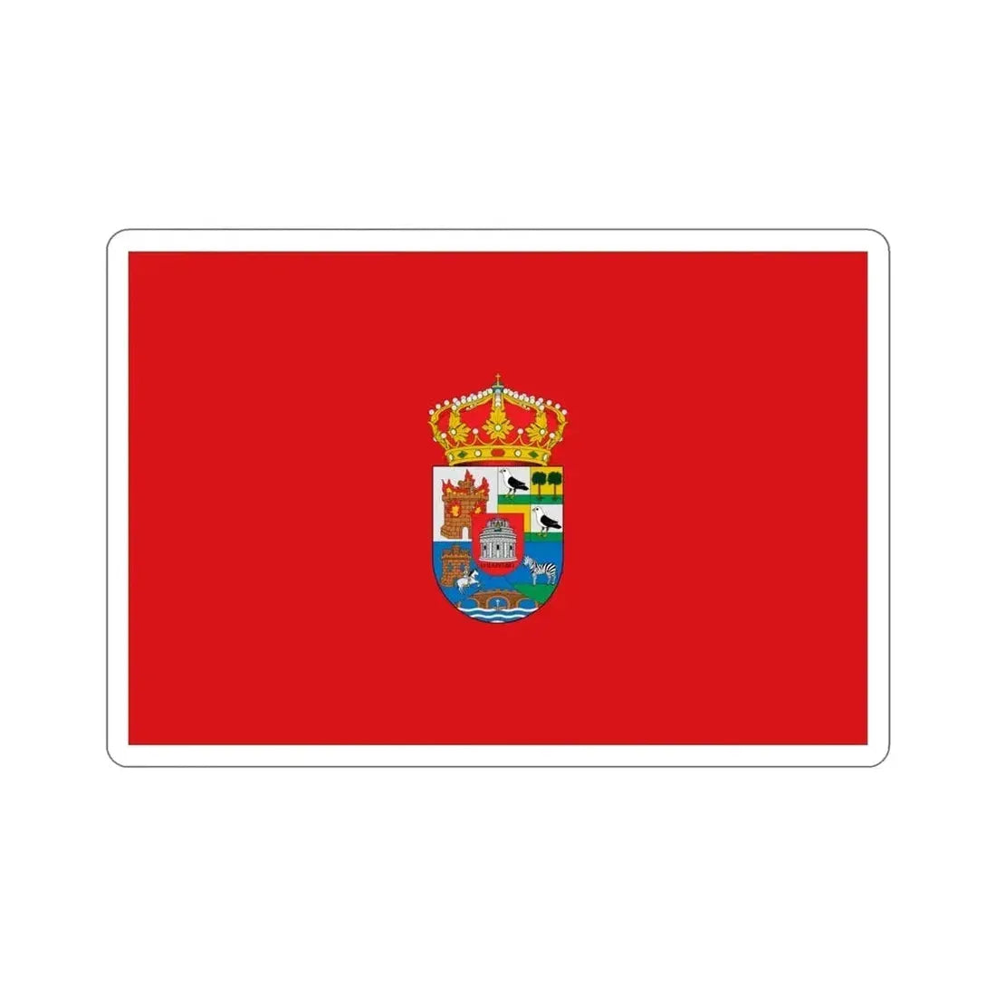 Flag of Ávila Spain STICKER Vinyl Die-Cut Decal 5 Inch - The Sticker Space