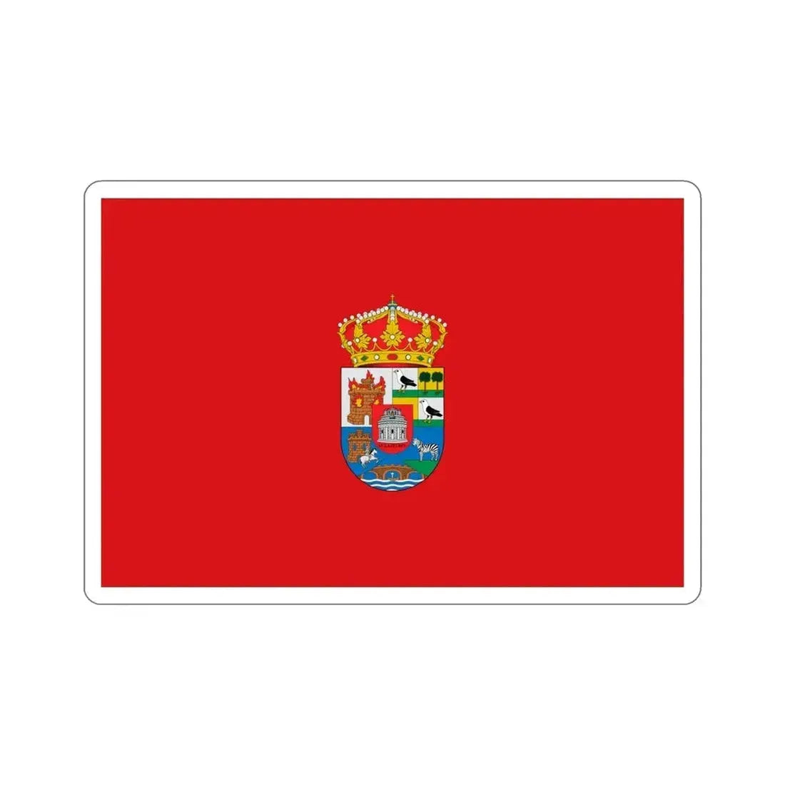 Flag of Ávila Spain STICKER Vinyl Die-Cut Decal 6 Inch - The Sticker Space