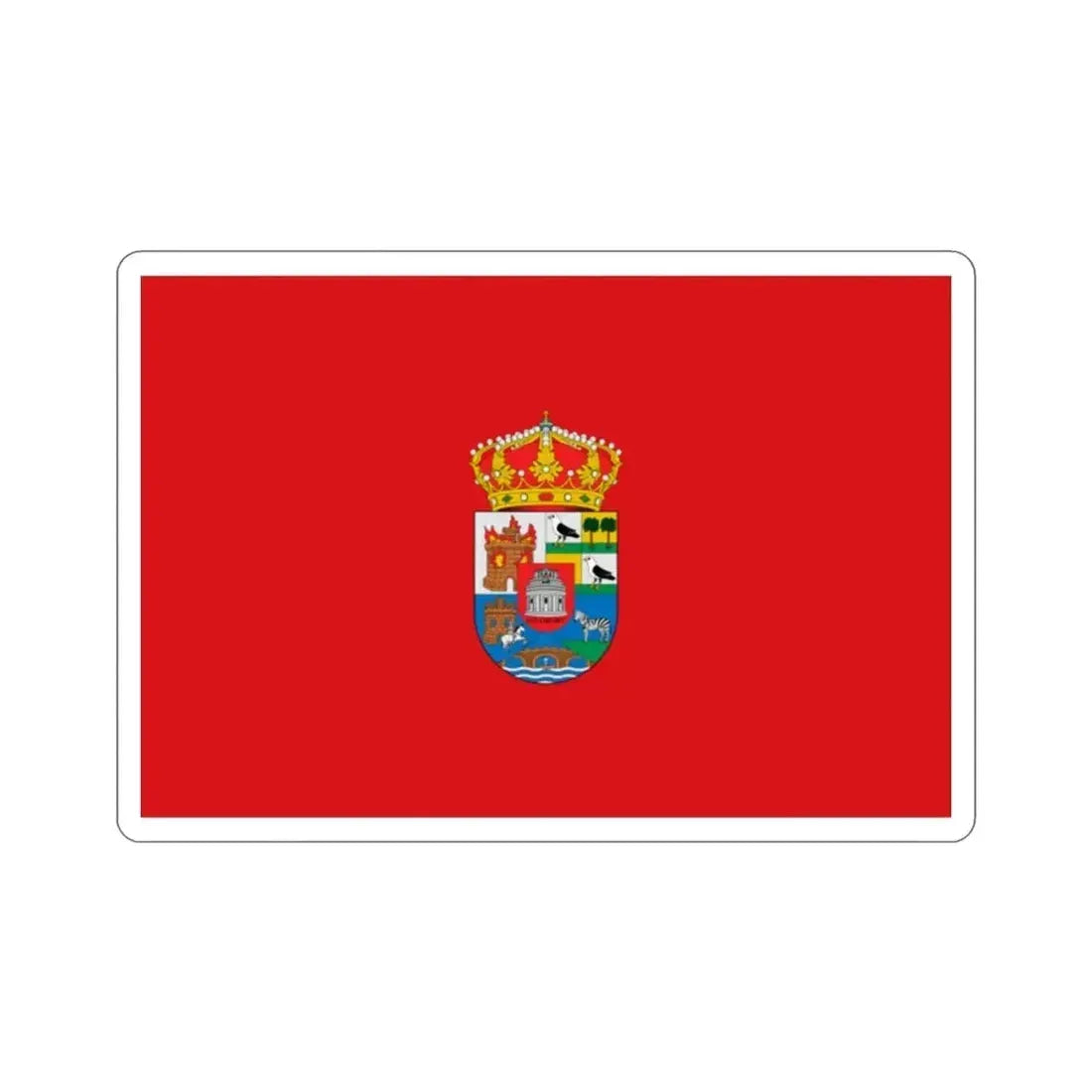 Flag of Ávila Spain STICKER Vinyl Die-Cut Decal - The Sticker Space