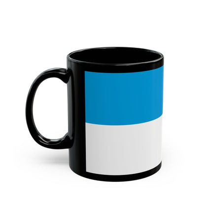 Flag of Viljandi Estonia - Black Coffee Mug-The Sticker Space