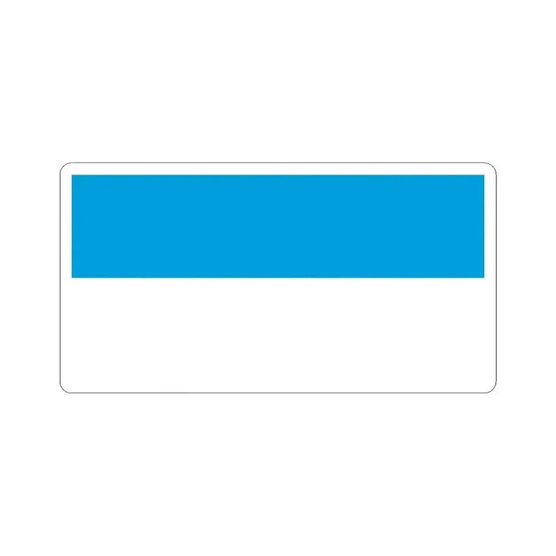 Flag of Viljandi Estonia - STICKER Vinyl Kiss-Cut Decal 3 Inch White - The Sticker Space