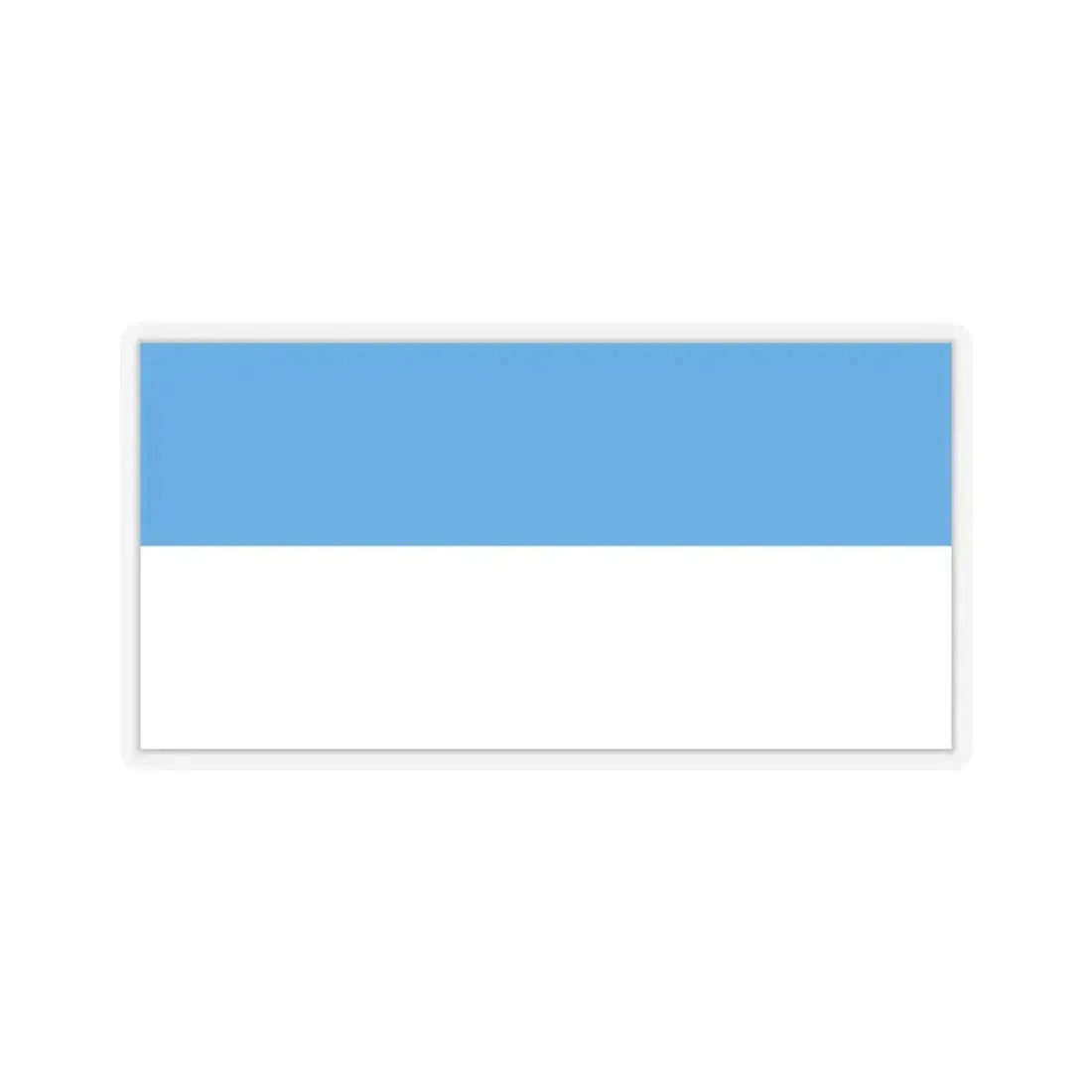Flag of Viljandi Estonia - STICKER Vinyl Kiss-Cut Decal 4 Inch Transparent - The Sticker Space